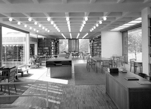 Kent Memorial Library, Kent, Conn., by Warren Platner.