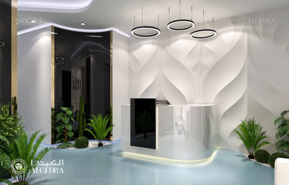 Medical center reception design