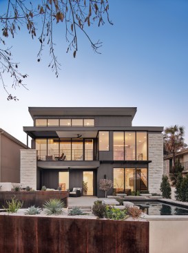 Rear Elevation, Inverse House by Matt Fajkus Architecture