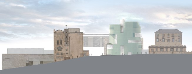 East Elevation rendering.