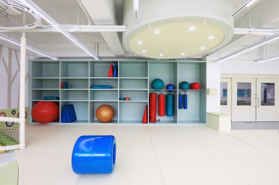 Sensory Playroom: Storage Shelve