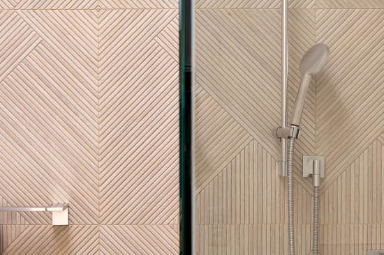 Serenity Indian Wells luxury mansion modern guest bedroom design with NYC Central Park wallpaper