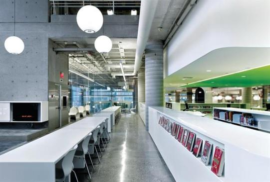 Reading room and display are