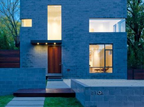 One/Two Family Custom Housing  Hampden Lane House, Bethesda, Maryland  Robert M. Gurney, FAIA