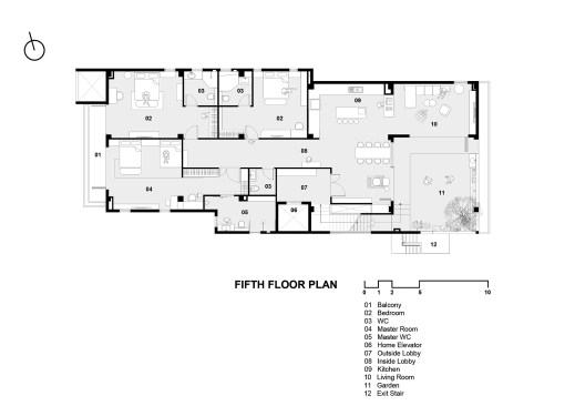 Fifth floor plan