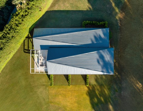 View of double roof