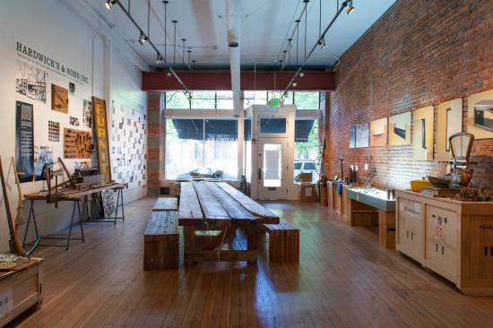 Hardware Store, April–May 2012 Wanting the public to look closer at architectural details such as knobs and handles, OKA created the Hardware Store. "We asked the public to loan us their favorite pieces of hardware and we displayed hundreds of them," Maskin says. "And we shared with other designers the lessons we learned when our partner Tom Kundig designed his first line of hardware products."