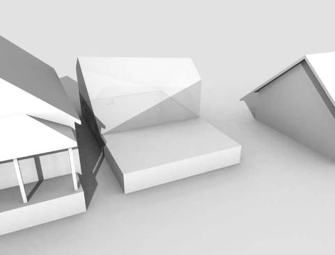 Slice to fit the existing foundation.