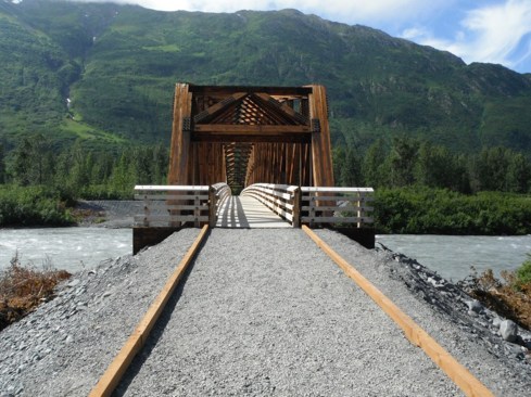 The+bridge+is+the+latest+addition+to+the+U.S.+Forest+Service%27s+Whistle+Stop+Railroad+project+that+takes+visitors+into+the+heart+of+the+Chugach+National+Forest.