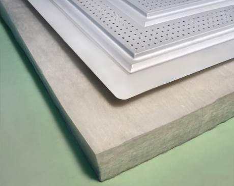 Lightweight thermoformed panels provide noise absorption by dissipating acoustic energy in the dead airspace above the ceiling, an effect that is enhanced by perforations. With the addition of Soniguard acoustic backing, it can achieve an impressive 0.85 noise reduction coefficient (NRC).