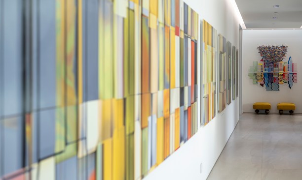 Serenity Indian Wells modern home artwork display