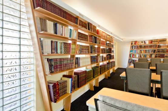 View of Book Shelves