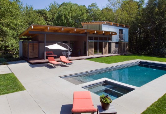 Nicholoas Clark Architects, Ltd., Baskes Pool House, Sawyer, MI