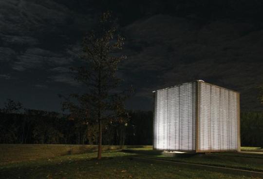 Closed Lantern at night