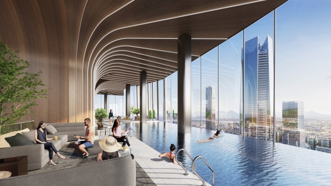 Sky lobby