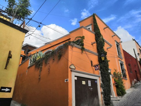 From the street