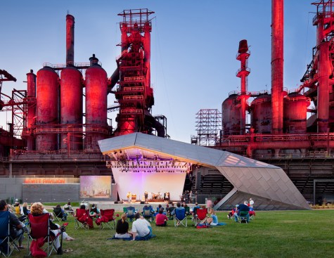 The Levitt Pavilion at SteelStacks, by WRT.