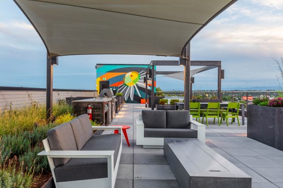 Rooftop Mural Art