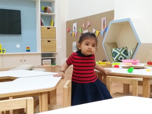 A cross section through the Pre School at Andheri Mumbai