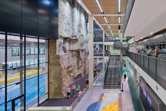 Interior Views - Climbing Wall, Leisure Pool, Fitness