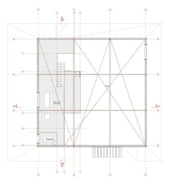 Second floor plan.