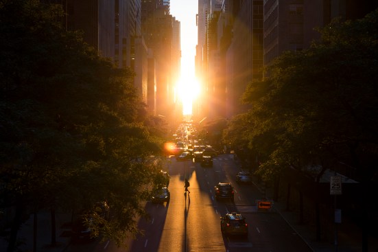 "Manhattanhenge," by Francis Ssu-ing Wu, in New York; 2019 AIA|LA Architectural Photography merit award winner