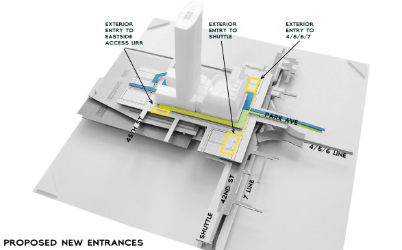 Entrance diagram.