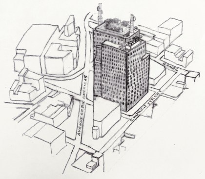 The carrier hotel and data center at 32 Sixth Avenue