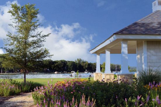 Accessibility at the LIFEhouse extends beyond the home’s walls and into its community. Situated in a lakeside neighborhood, walking trails allow residents to get from the home’s front door to the pier without ever having to leave a wheelchair.