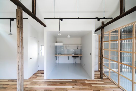 Kitchen and bathroom boxes view