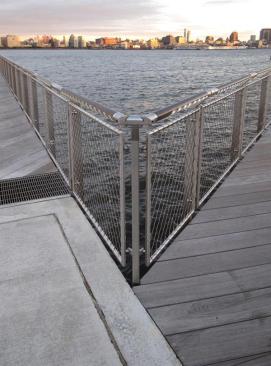 Handrail during daylight