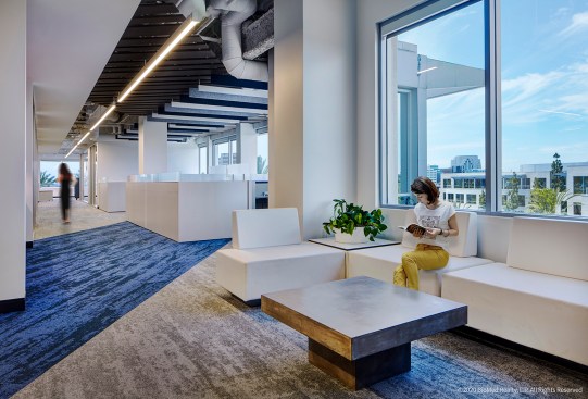 Biomed Realty Open Office and Collaboration Area