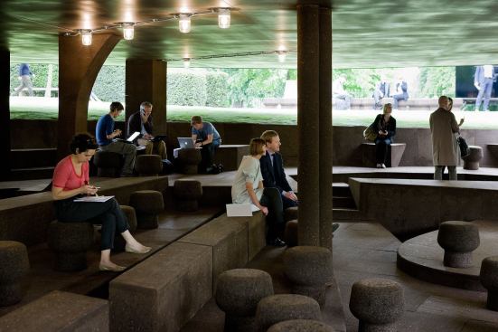 Pavilion interior