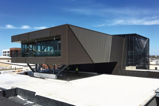  Overlook, Rabbit Hole’s events space, is cantilevered above the Manufacturing Atrium, perching like a crown on top of Louisville’s newest bourbon distillery.