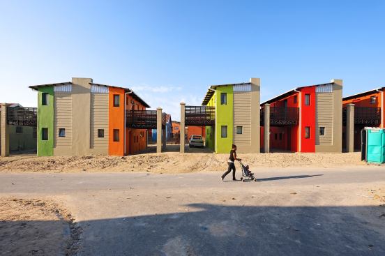 The 10x10 Housing Initiative in Freedom Park, Mitchell Plains, Cape Town, South Africa.
