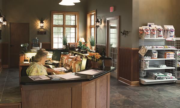 Veterinary Reception Area