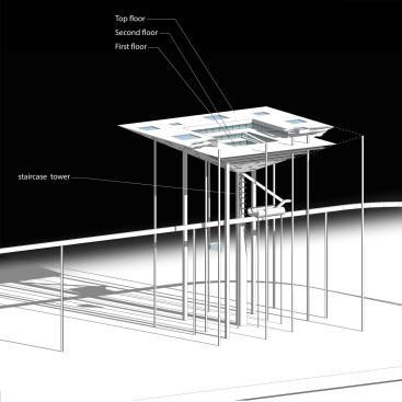 3D drawings of the pyramid