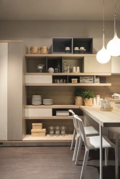 Ora-ïto's Foodshelf kitchen system.
