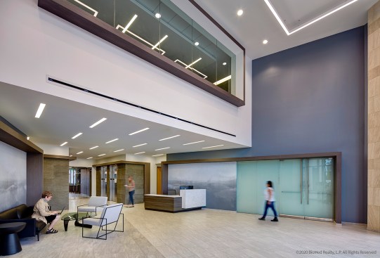 Biomed Realty Building Lobby