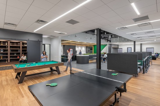 Employee entertainment amenities 