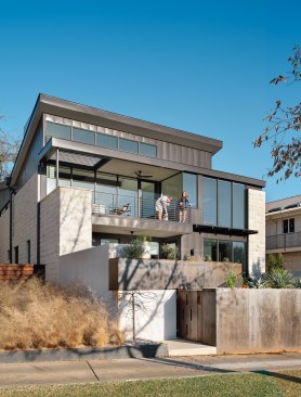 Rear Elevation, Inverse House by Matt Fajkus Architecture