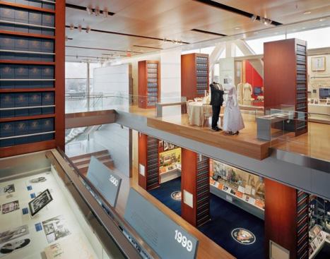The Clinton Library features over 79,000 artifacts.