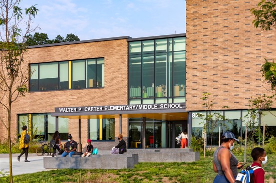 Walter P. Carter entrance