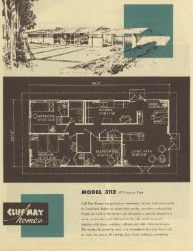 Cliff May and Chris Choate, Cliff May Homes leaflet, 1955&nbsp;