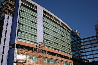 The serpentine wall was challenging to balance the desired look without creating too many different panel module widths.