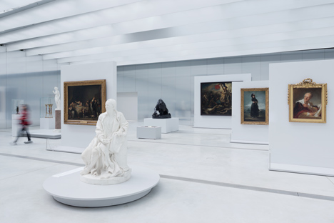Interior gallery space.