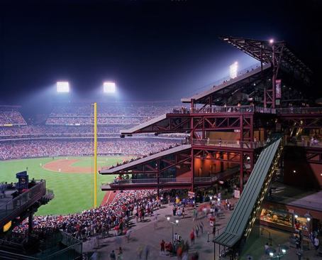 Phillies Stadium, Citizens Bank Park, Philadelphia, by Ewing Cole with Populous, formerly HOK Sport.