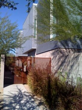 The Galleries at Turney, designed by Shepley Bulfinch, feature native plants such as a Palo Brea tree, Purple Mountain grass, and an Indian Fig tree.