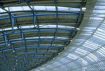 Waterloo International Terminal, London, by Grimshaw Architects.