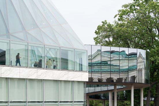 The Gundlach Building and Albright Bridge.